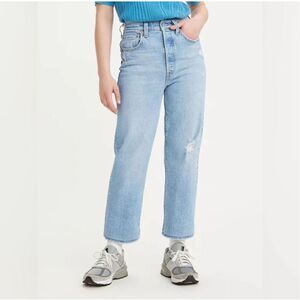 Levi’s ribcage straight ankle denim jean size 24